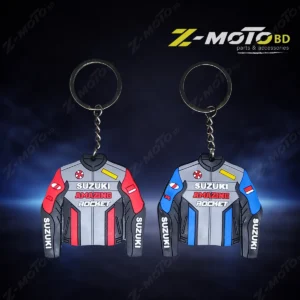 suzuki key ring silicone blue red suzuki jacket keychain silicone suzuki key ring bd price suzuki keychain blue red silicone suzuki jacket style key ring