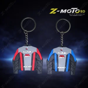 suzuki key ring silicone blue red suzuki jacket keychain silicone suzuki key ring bd price suzuki keychain blue red silicone suzuki jacket style key ring 