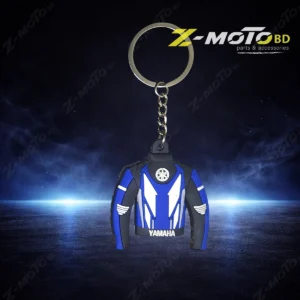 yamaha racing jacket key ring black blue yamaha keychain jacket style black blue yamaha key ring jacket design bd yamaha keychain black blue stripe yamaha racing key ring jacket style