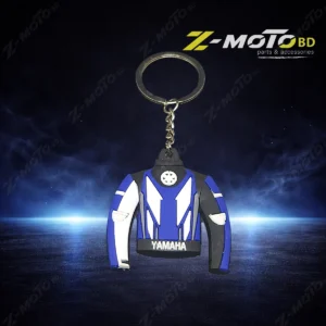 yamaha racing jacket key ring black blue yamaha keychain jacket style black blue yamaha key ring jacket design bd yamaha keychain black blue stripe yamaha racing key ring jacket style